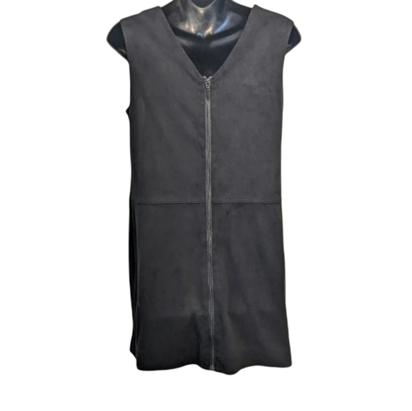 RACHEL Rachel Roy black faux suede dress sz 4 - Picture 2 of 8